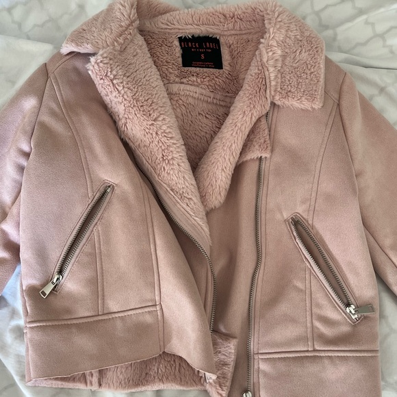 Forever 21 Pink Faux Fur Moto Jacket - Picture 9 of 10